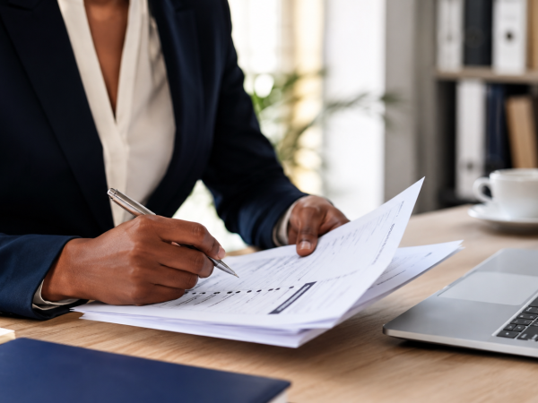 Young South African job seeker preparing a professional CV for entry-level jobs after matric