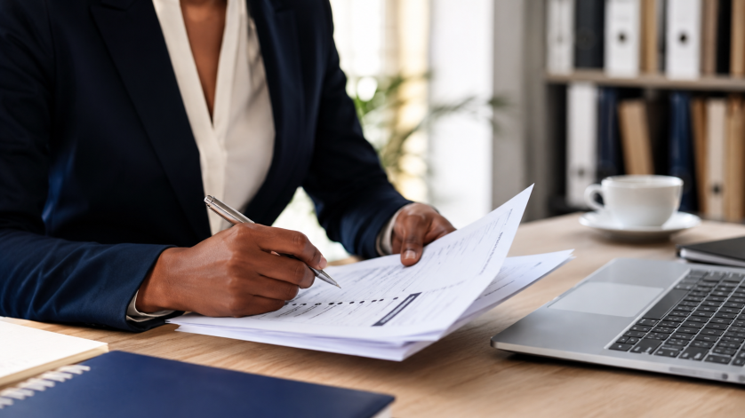 Young South African job seeker preparing a professional CV for entry-level jobs after matric